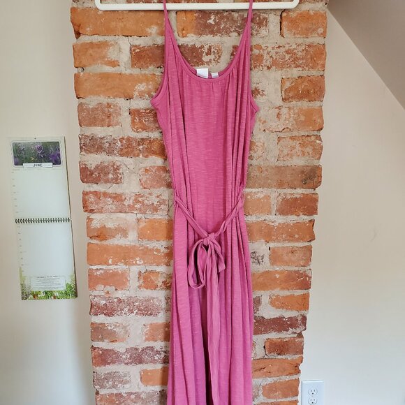 Gap cotton blend dress xs pink mauve - Picture 1 of 3
